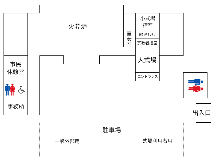 館内案内図1階
